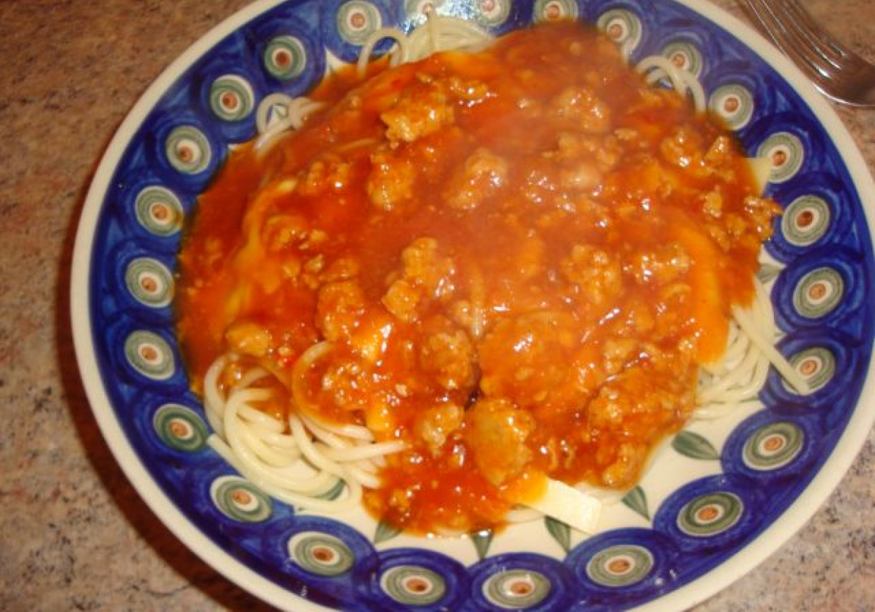 Spaghetti na szybko foto