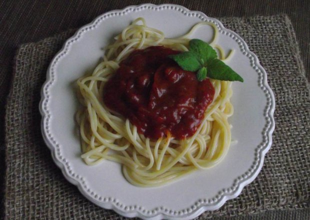 Fotografia przedstawiająca Spaghetti napoli