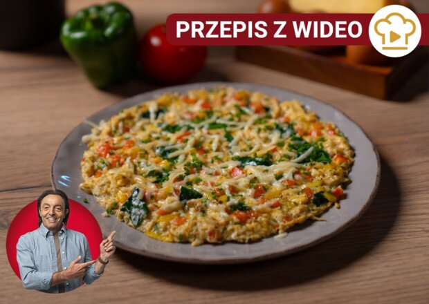 Fotografia przedstawiająca Omlet wytrawny na szybkie śniadanie