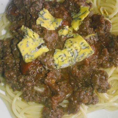 Krok 5 - Spaghetti pomidorowe z jeleniną foto