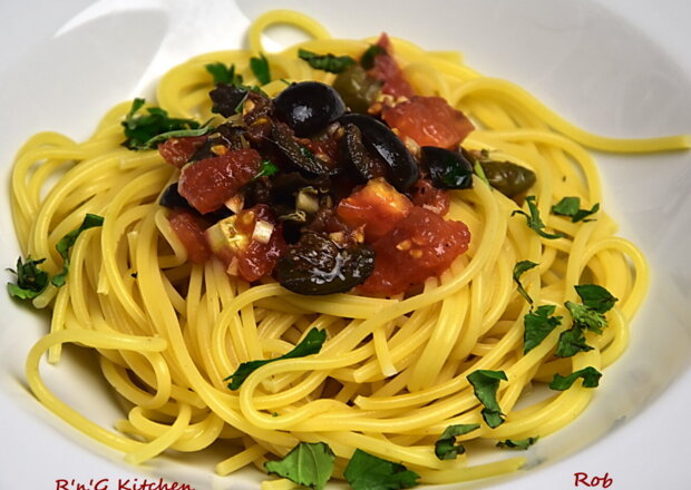 Fotografia przedstawiająca Spaghetti puttanesca