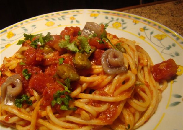 Fotografia przedstawiająca Spaghetti puttanesca