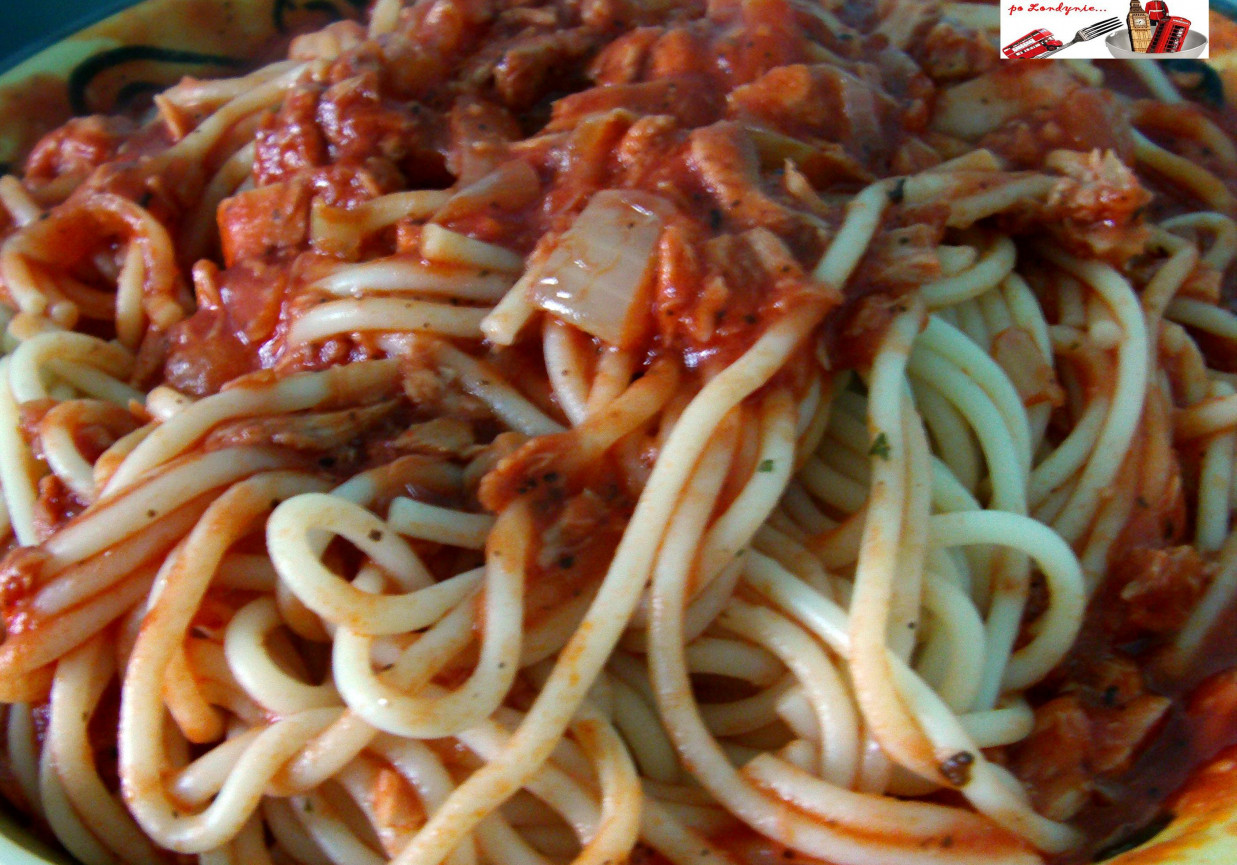 Spaghetti tonno foto