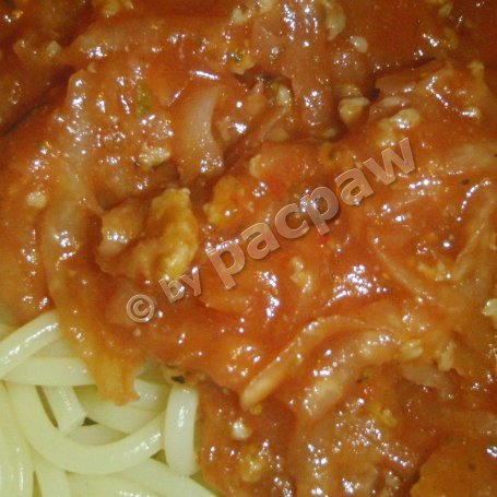 Krok 10 - Spaghetti wieprzowo-kalarepkowe foto