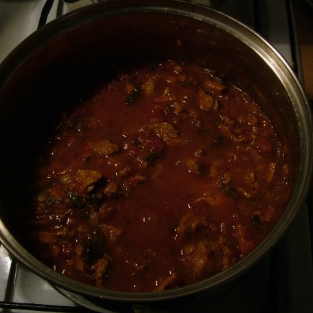 Krok 13 - Spaghetti z górką cielęcą foto