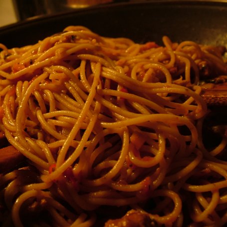Krok 14 - Spaghetti z górką cielęcą foto