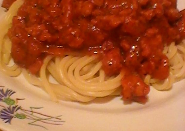 Fotografia przedstawiająca Spaghetti z indykiem
