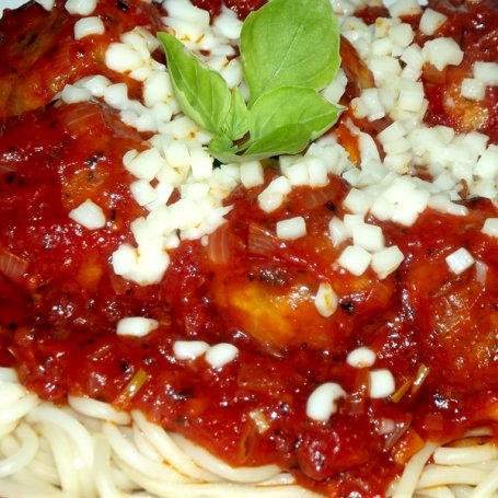 Krok 31 - Spaghetti z klopsikami w sosie pomidorowym foto