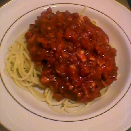 Krok 4 - spaghetti z kurczakiem foto
