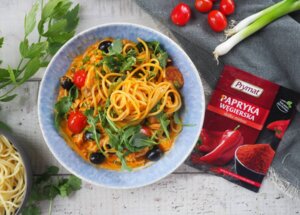 Jak zrobić spaghetti z łososiem? foto