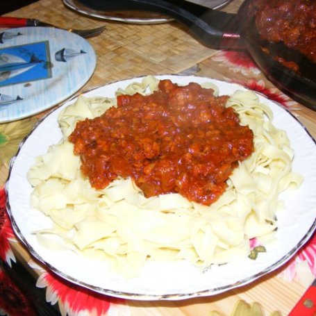 Krok 5 - Spaghetti z makaronem wstążka foto