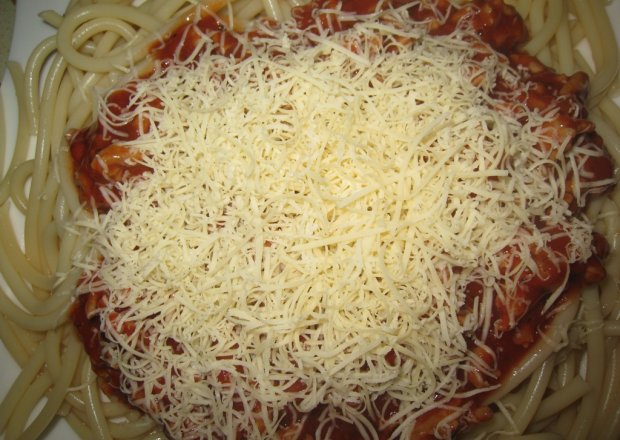 Fotografia przedstawiająca Spaghetti z Mięsem