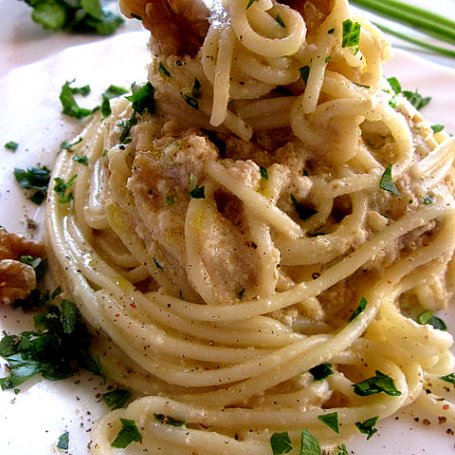 Krok 4 - Spaghetti z orzechami foto