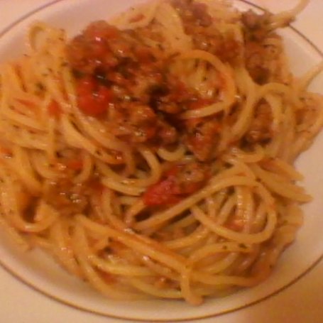 Krok 4 - spaghetti z pomidorami foto