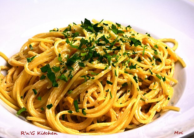 Fotografia przedstawiająca Spaghetti z porem