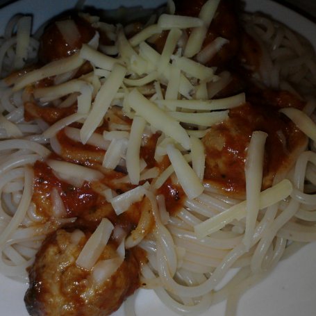Krok 4 - Spaghetti z pulpetami foto