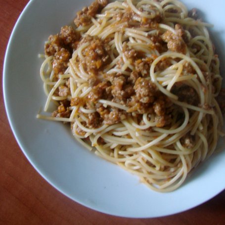 Krok 3 - Spaghetti z sosem bolońskim foto