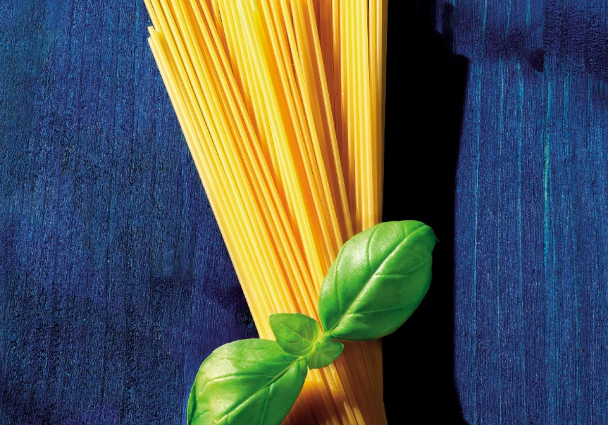 Spaghetti z sosem carbonara foto