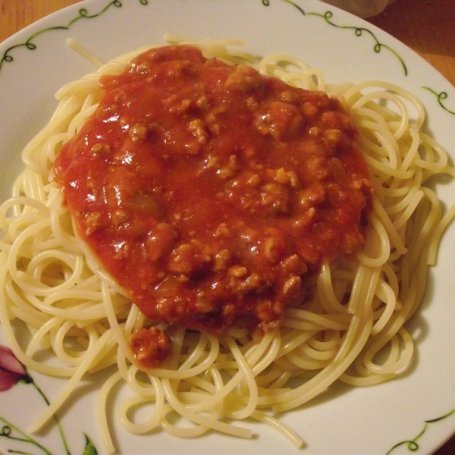 Krok 6 - Spaghetti z sosem pomidorowym foto