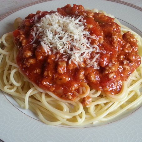 Krok 7 - Spaghetti z sosem słodko kwaśnym foto