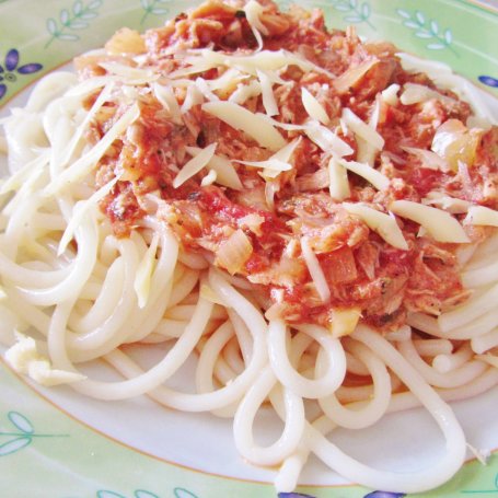 Krok 5 - Spaghetti z tuńczykiem foto