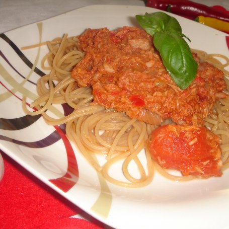 Krok 4 - Spaghetti z tuńczykiem foto