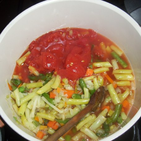 Krok 4 - Spaghetti z warzywami foto