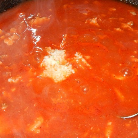 Krok 6 - Spaghetti z wędzonym łososiem i mozzarellą foto