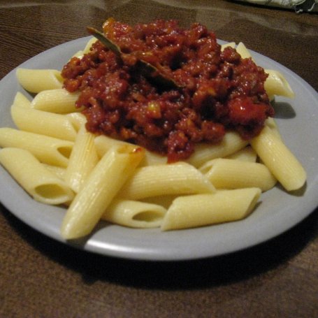 Krok 5 - Spaghetti z własnym sosem foto