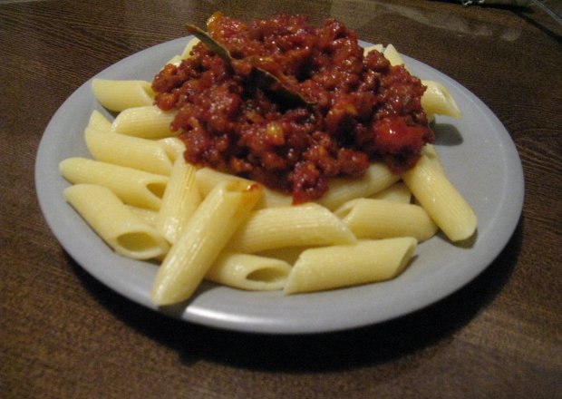 Fotografia przedstawiająca Spaghetti z własnym sosem