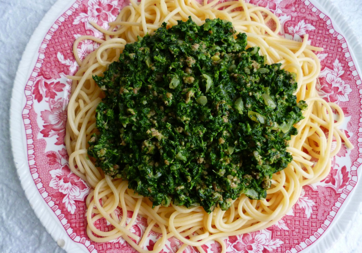 Spaghetti ze szpinakiem DoradcaSmaku.pl