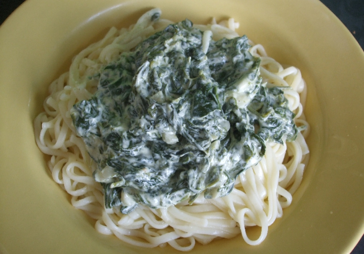 SPAGHETTI ZE SZPINAKIEM foto