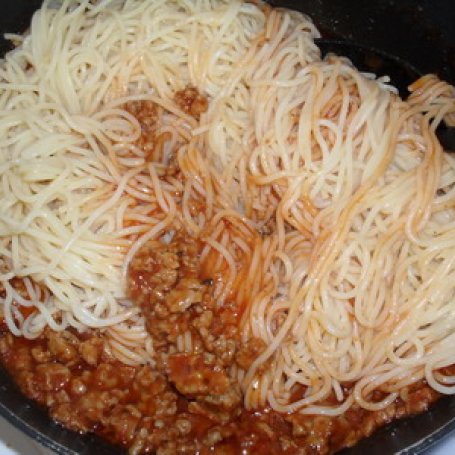 Krok 3 - Spaghetti. foto