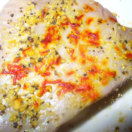 Krok 1 - Stek z łososia grillowany z imbirem foto