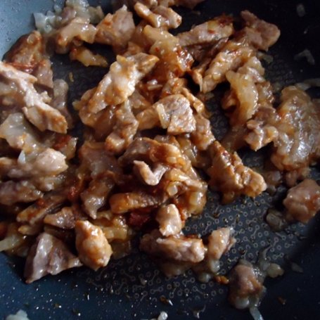 Krok 2 - Stir-fry z wieprzowiną i chili foto