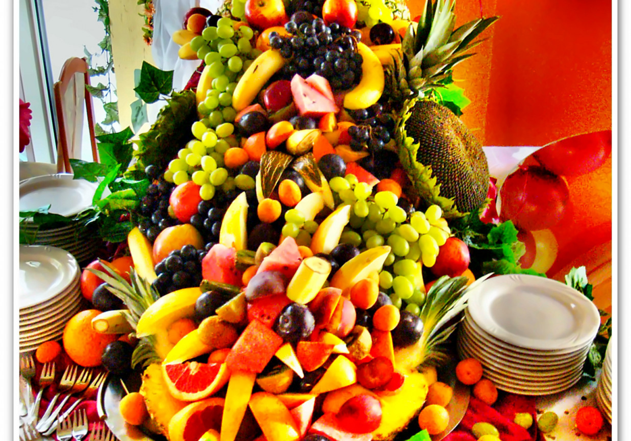 Stół owocowy. foto