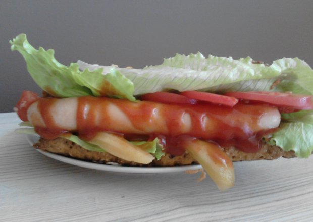 Fotografia przedstawiająca super hot dog