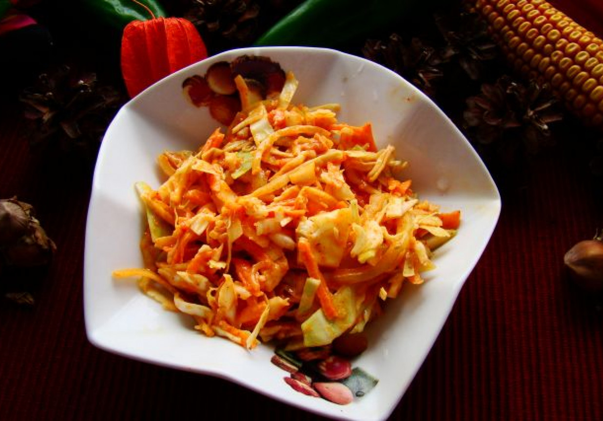 Surówka witaminowa zdo obiadku foto