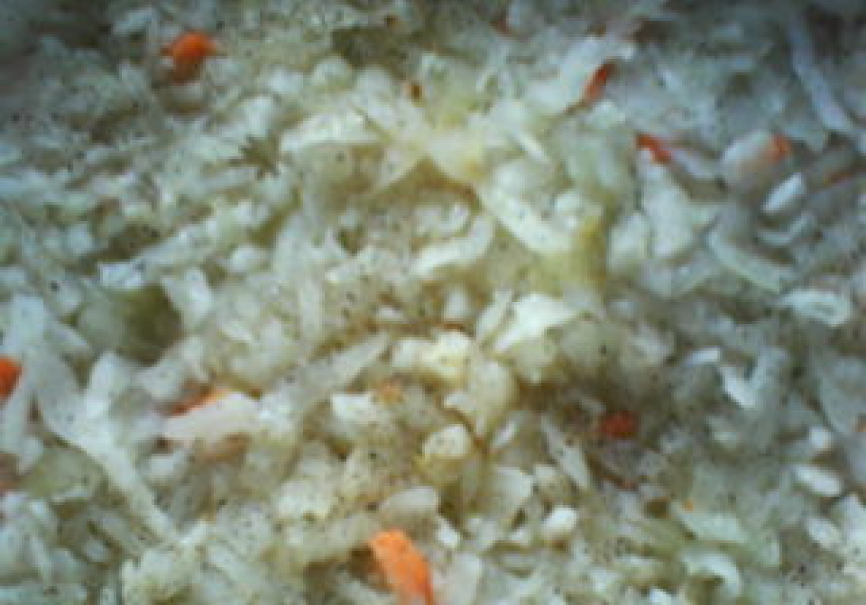 surówka z kiszonek kapusty z cebulą foto