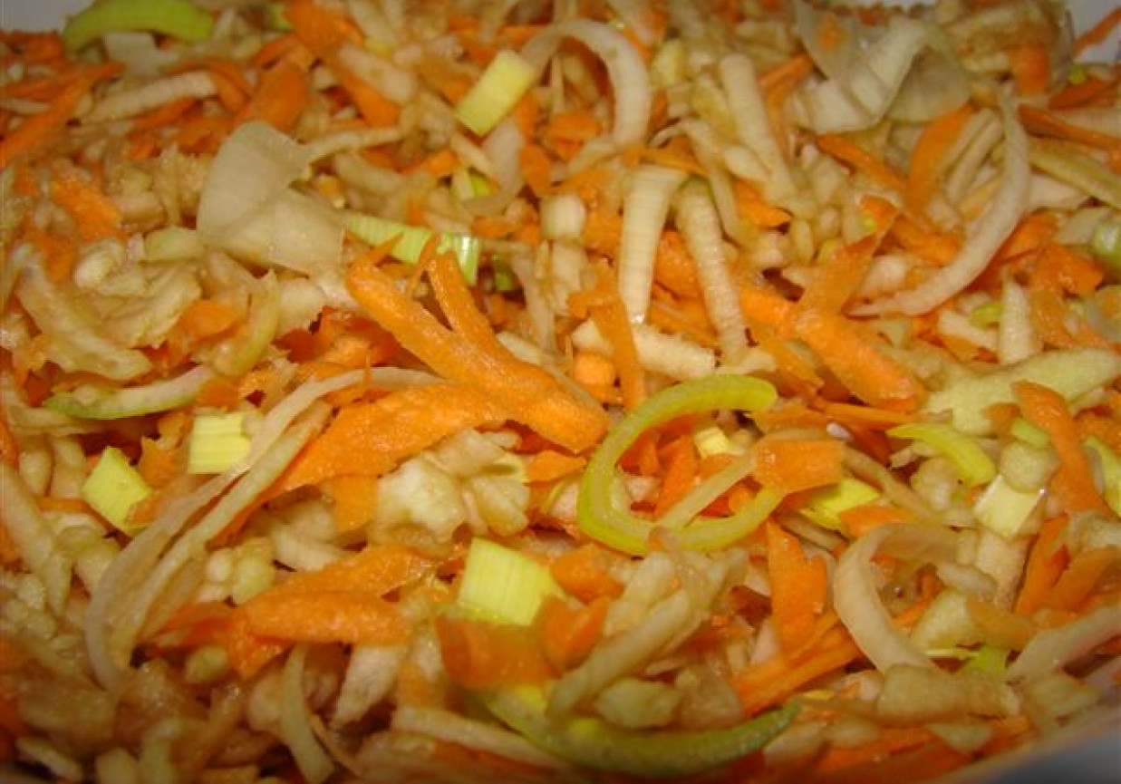 surówka z pora foto