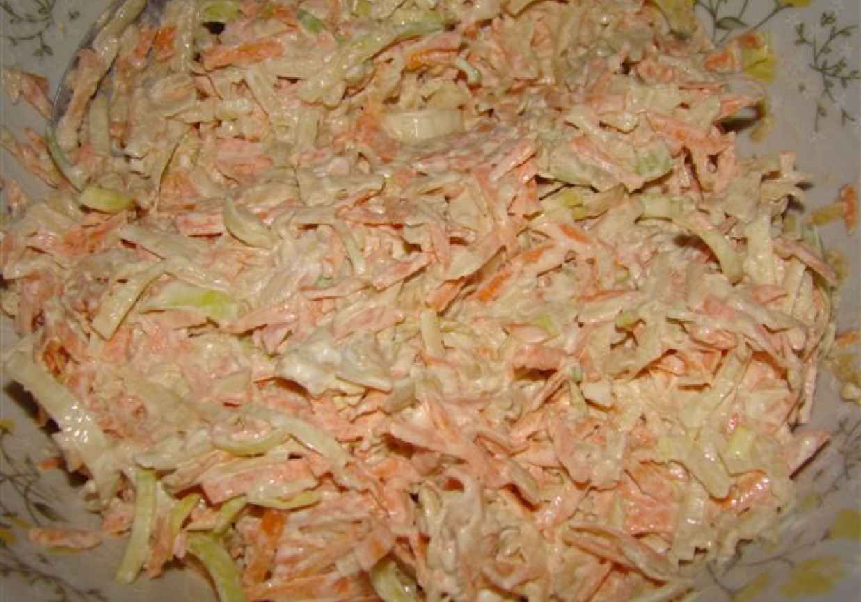 surówka z pora foto