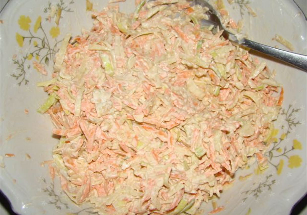 surówka z pora foto