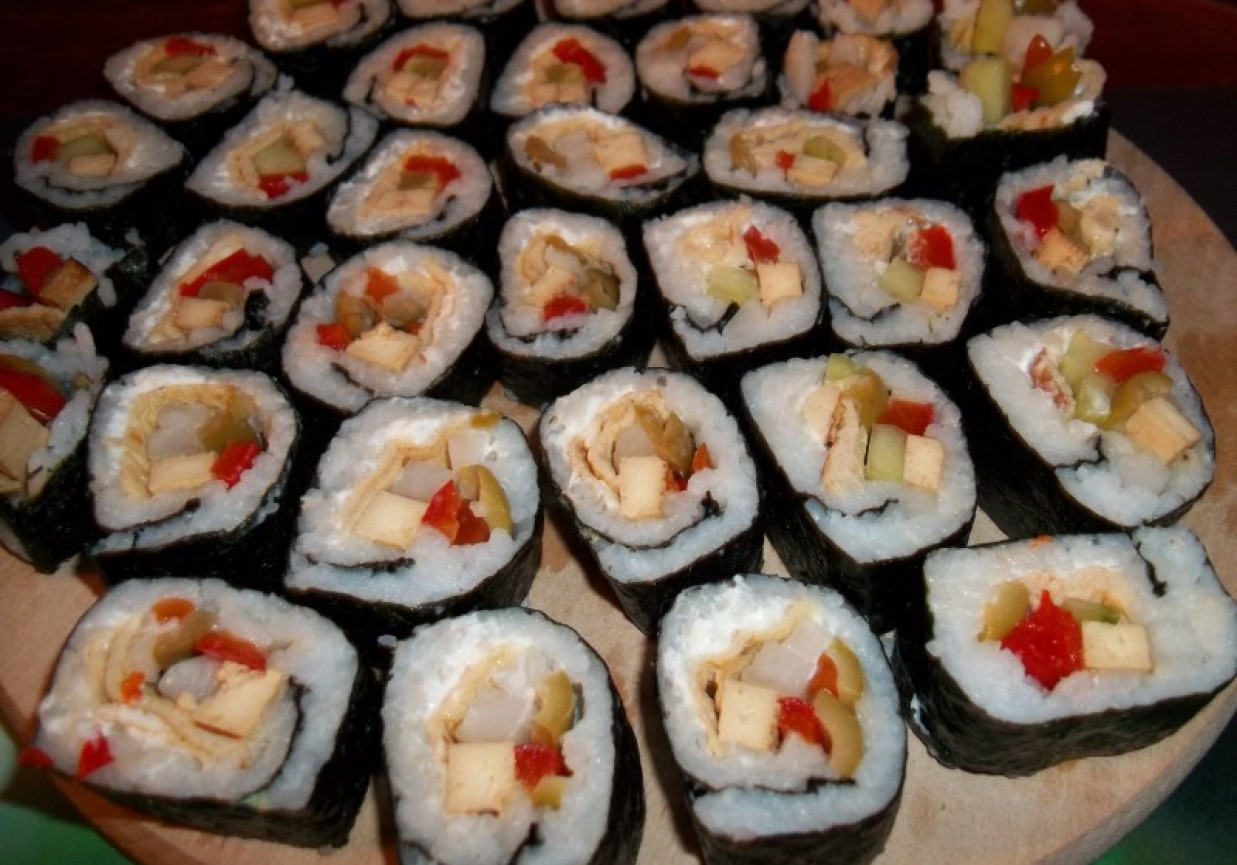 Sushi - maki z tofu foto