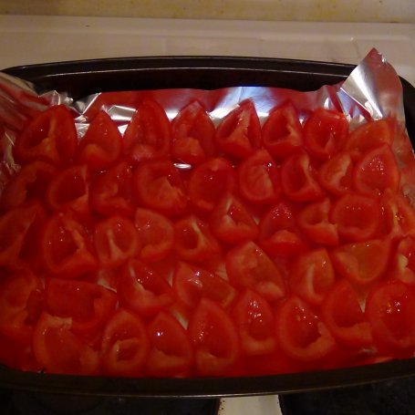 Krok 1 - Suszone pomidory z bazylią i czosnkiem foto