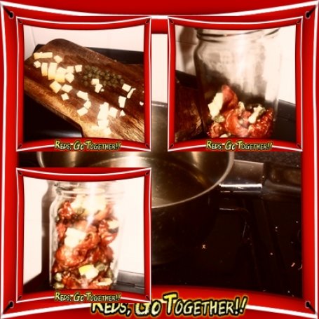 Krok 3 - Suszone pomidory z serem i kaparami foto