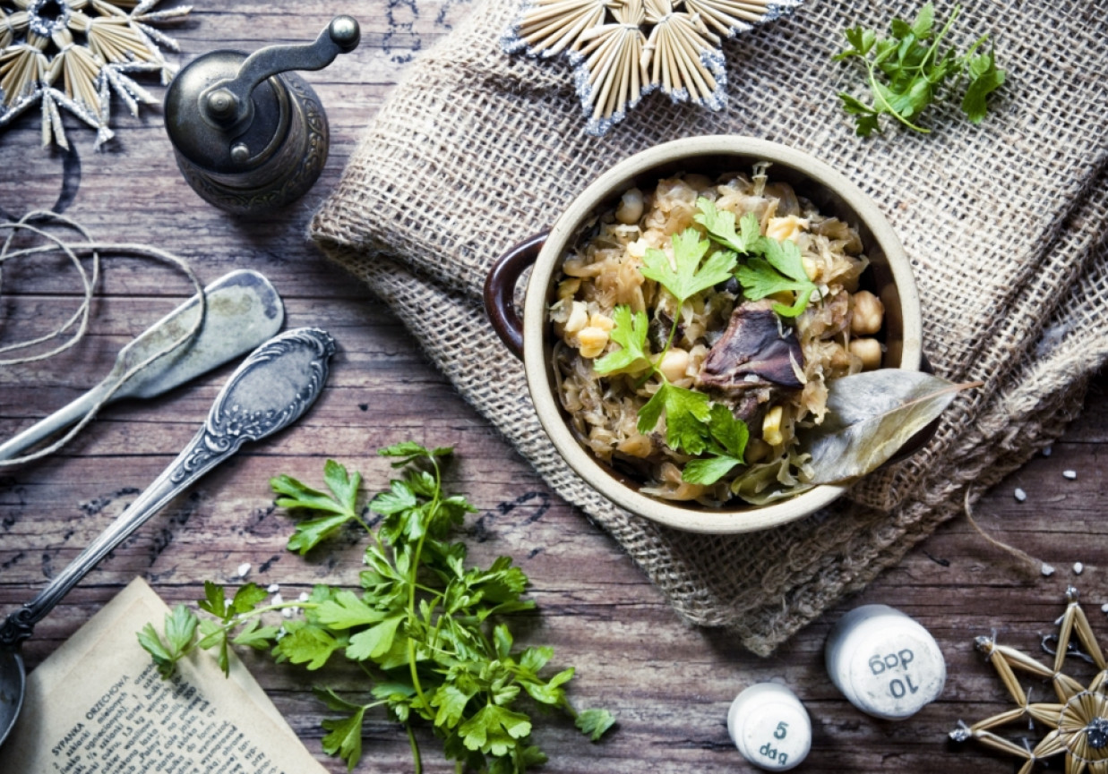 Świąteczna kapusta z grzybami .*. foto