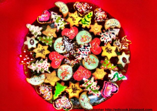 Fotografia przedstawiająca Świąteczne ciasteczka.