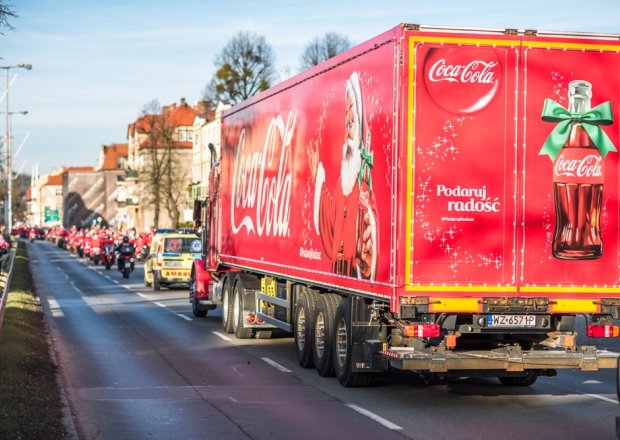 Świąteczne ciężarówki Coca-Cola w Gdańsku foto