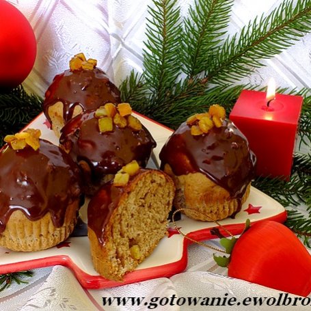 Krok 4 - Świąteczne muffinki piernikowe foto