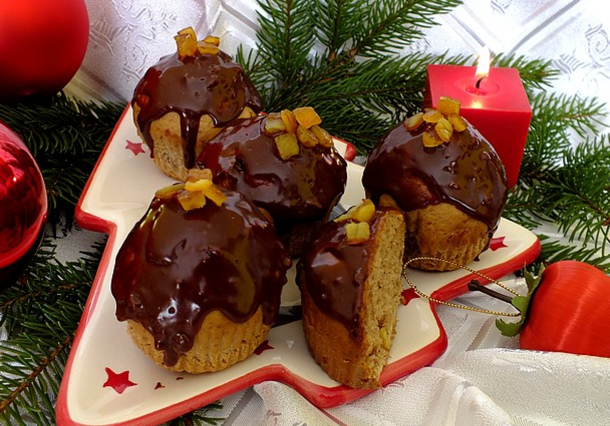 Świąteczne muffinki piernikowe foto